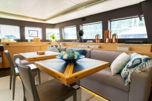 salon, Lagoon 630 MY, power catamaran for sale