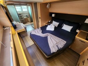 bed, Lagoon 630 MY, power catamaran for sale