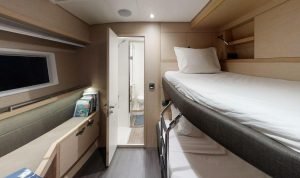 bed, Lagoon 630 MY, power catamaran for sale