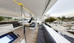 cockpit, Lagoon 630 MY, power catamaran for sale