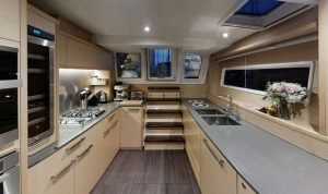 interior, Lagoon 630 MY, power catamaran for sale