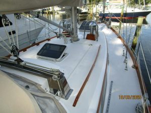 deck, Bristol 35.5, sailboat for sale