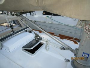 deck, Bristol 35.5, sailboat for sale
