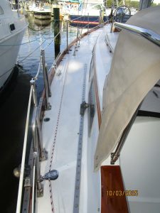 deck, Bristol 35.5, sailboat for sale