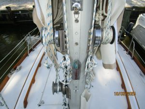 deck, Bristol 35.5, sailboat for sale
