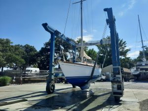 boatyard, Bristol 35.5, sailboat for sale