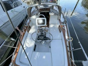 helm, Bristol 35.5, sailboat for sale
