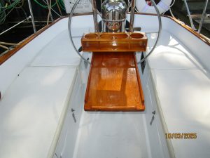 helm, Bristol 35.5, sailboat for sale
