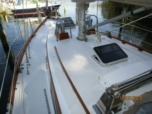 deck, Bristol 35.5, sailboat for sale