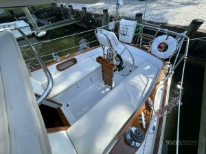 helm, Bristol 35.5, sailboat for sale