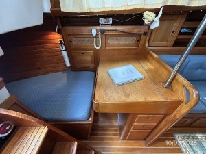 navigation station, Bristol 35.5, sailboat for sale
