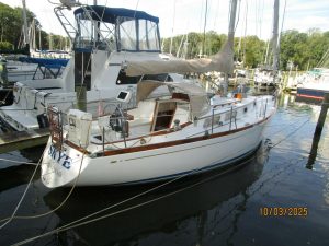 exterior, Bristol 35.5, sailboat for sale