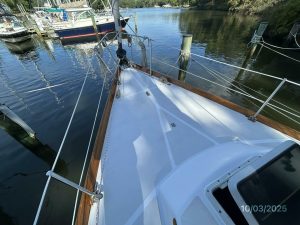 deck, Bristol 35.5, sailboat for sale