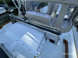 deck, Bristol 35.5, sailboat for sale