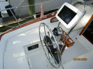 helm, Bristol 35.5, sailboat for sale