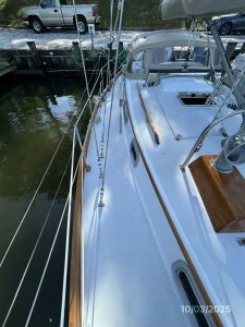 deck, Bristol 35.5, sailboat for sale
