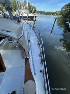 deck, Bristol 35.5, sailboat for sale