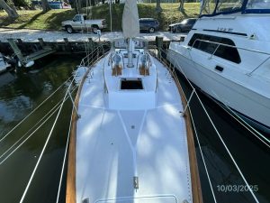 exterior, Bristol 35.5, sailboat for sale
