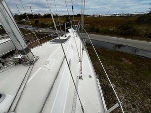 deck, Sabre 34, sailboat for sale