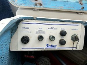 helm, Sabre 34, sailboat for sale