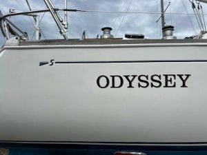 exterior, Sabre 34, sailboat for sale
