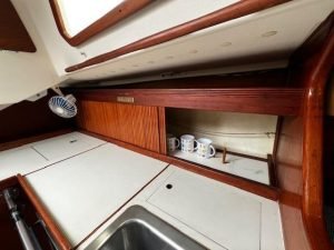 interior, Sabre 34, sailboat for sale