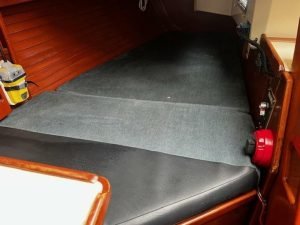 bed, Sabre 34, sailboat for sale