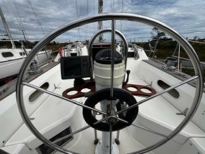 helm, Sabre 34, sailboat for sale