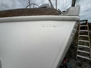exterior, Sabre 34, sailboat for sale