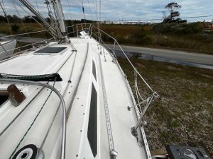 deck, Sabre 34, sailboat for sale