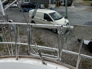 deck, Sabre 34, sailboat for sale