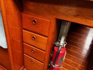interior, Sabre 34, sailboat for sale