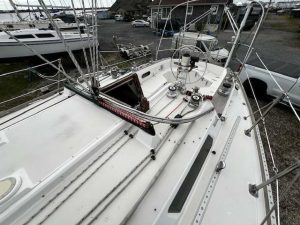 deck, Sabre 34, sailboat for sale