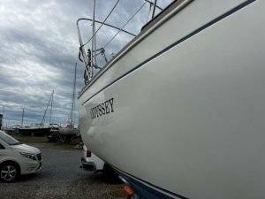 boatyard, Sabre 34, sailboat for sale