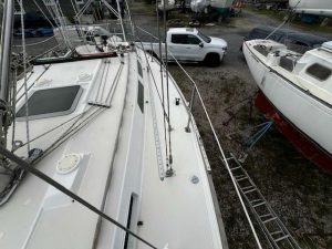 deck, Sabre 34, sailboat for sale