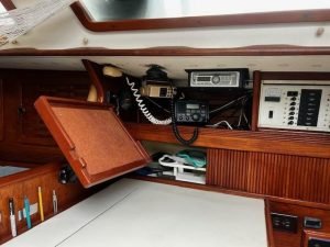navigation station, Sabre 34, sailboat for sale