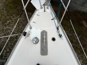 deck, Sabre 34, sailboat for sale