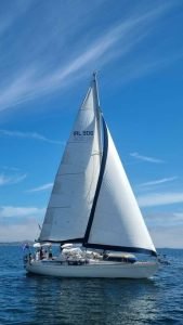 underway, Sigma 41, sailboat for sale