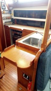 interior, Sigma 41, sailboat for sale