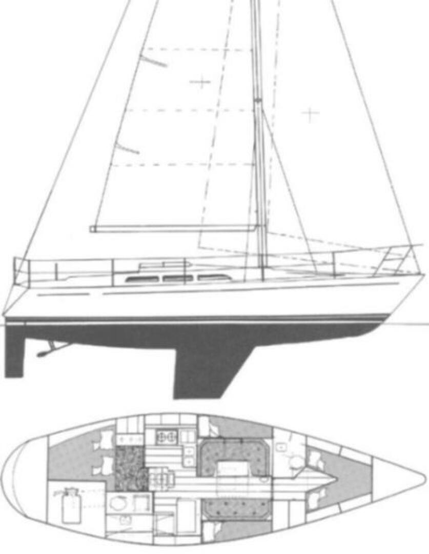 diagram, Sigma 41, sailboat for sale