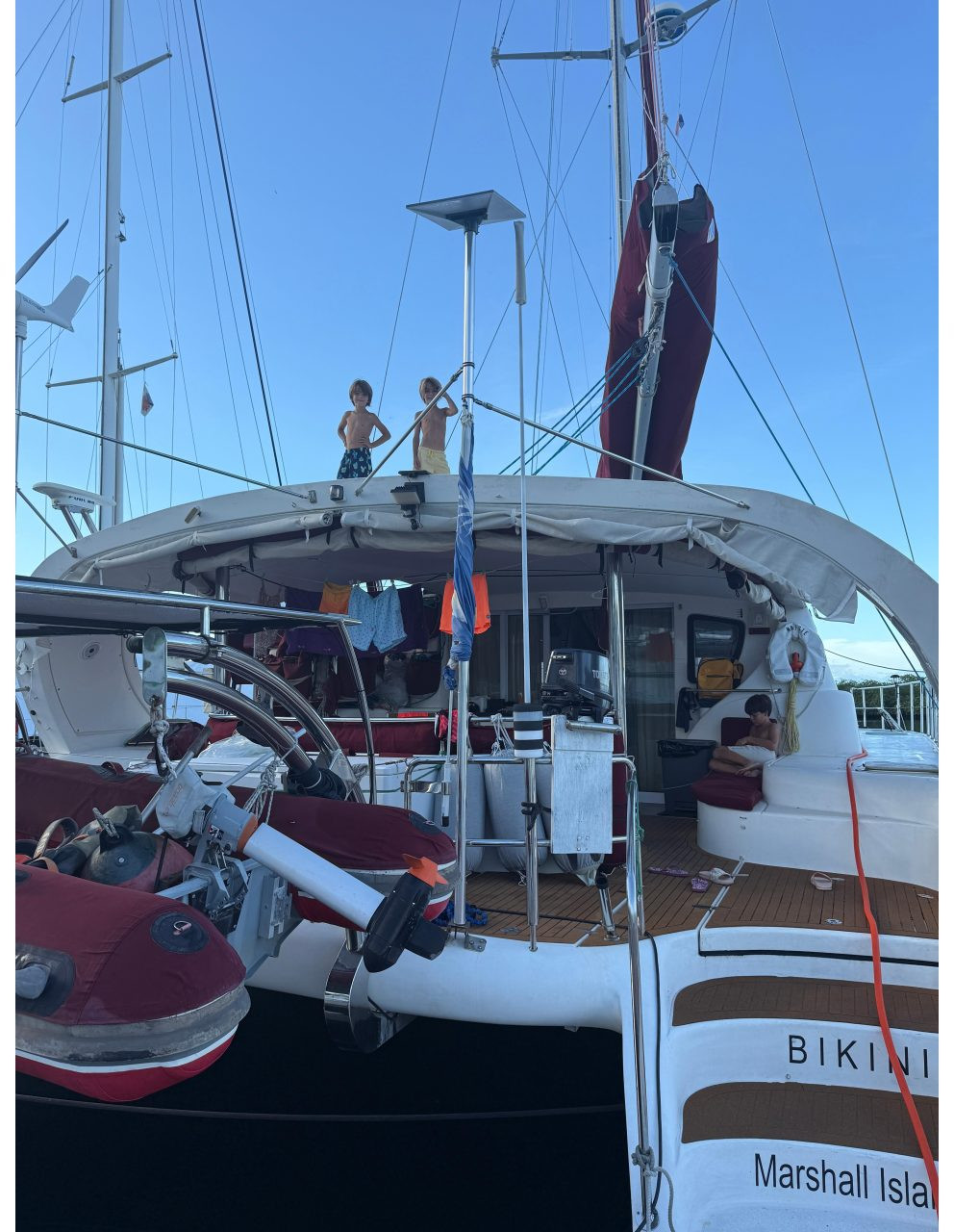 cockpit, Dean 500, catamaran for sale