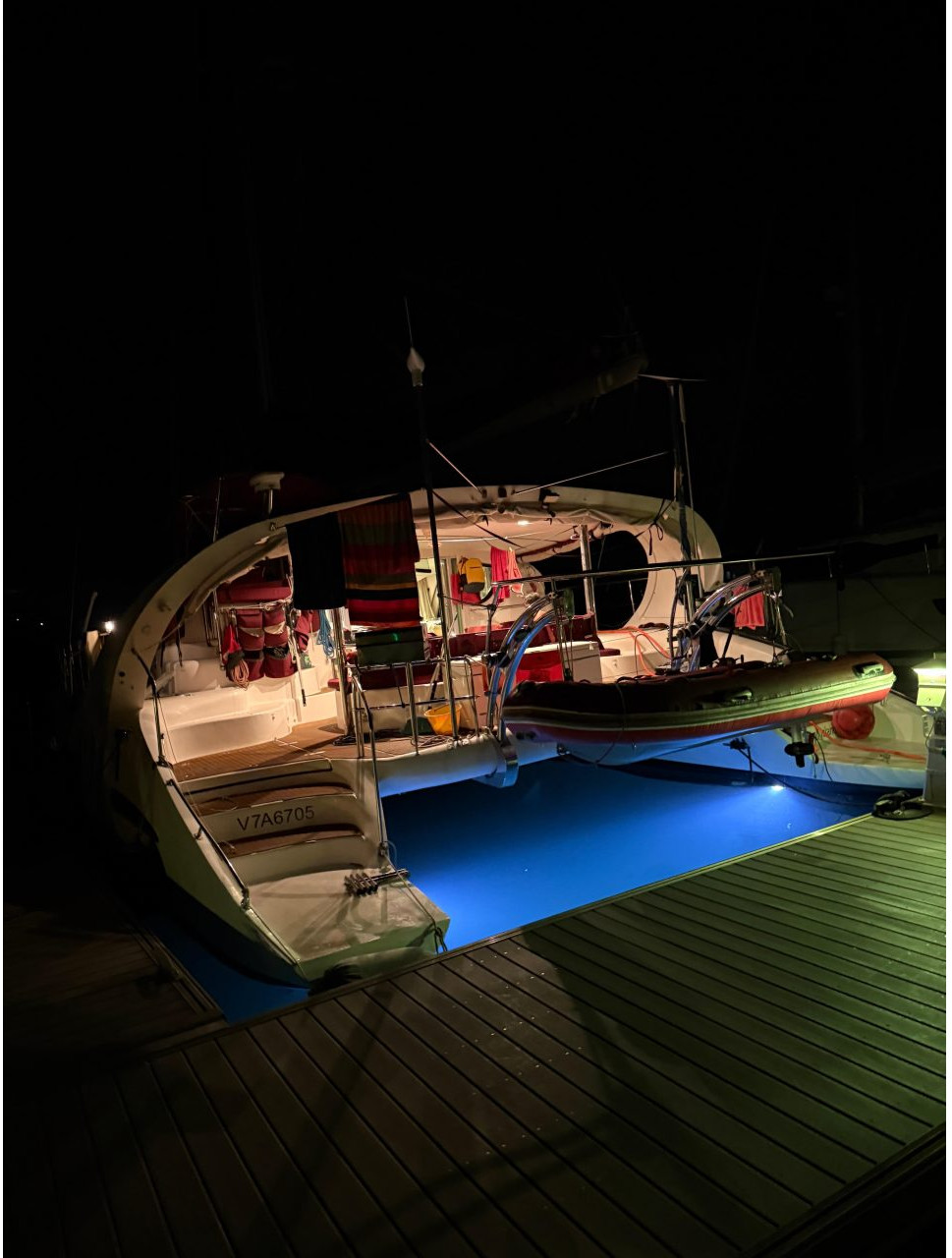 cockpit, Dean 500, catamaran for sale