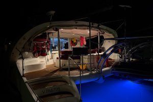 cockpit, Dean 500, catamaran for sale