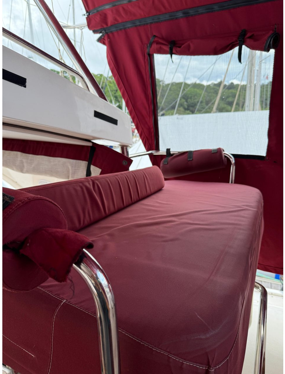 cockpit, Dean 500, catamaran for sale