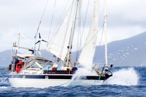 underway, Trident 40 Warrior, sailboat for sale