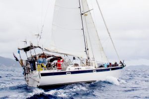 underway, Trident 40 Warrior, sailboat for sale