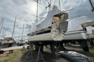 boatyard, Trident 40 Warrior, sailboat for sale