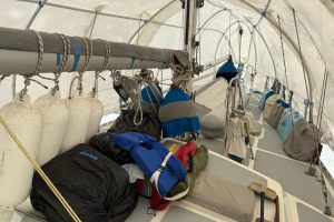 deck, Trident 40 Warrior, sailboat for sale