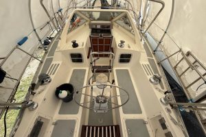 cockpit, Trident 40 Warrior, sailboat for sale