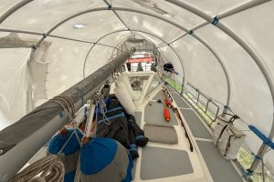 deck, Trident 40 Warrior, sailboat for sale